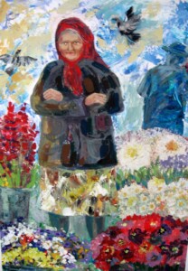 Потлова Ксения. Продавщица цветов