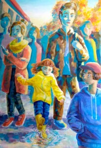 Новик Ульяна. Шлепая по лужам. диплом